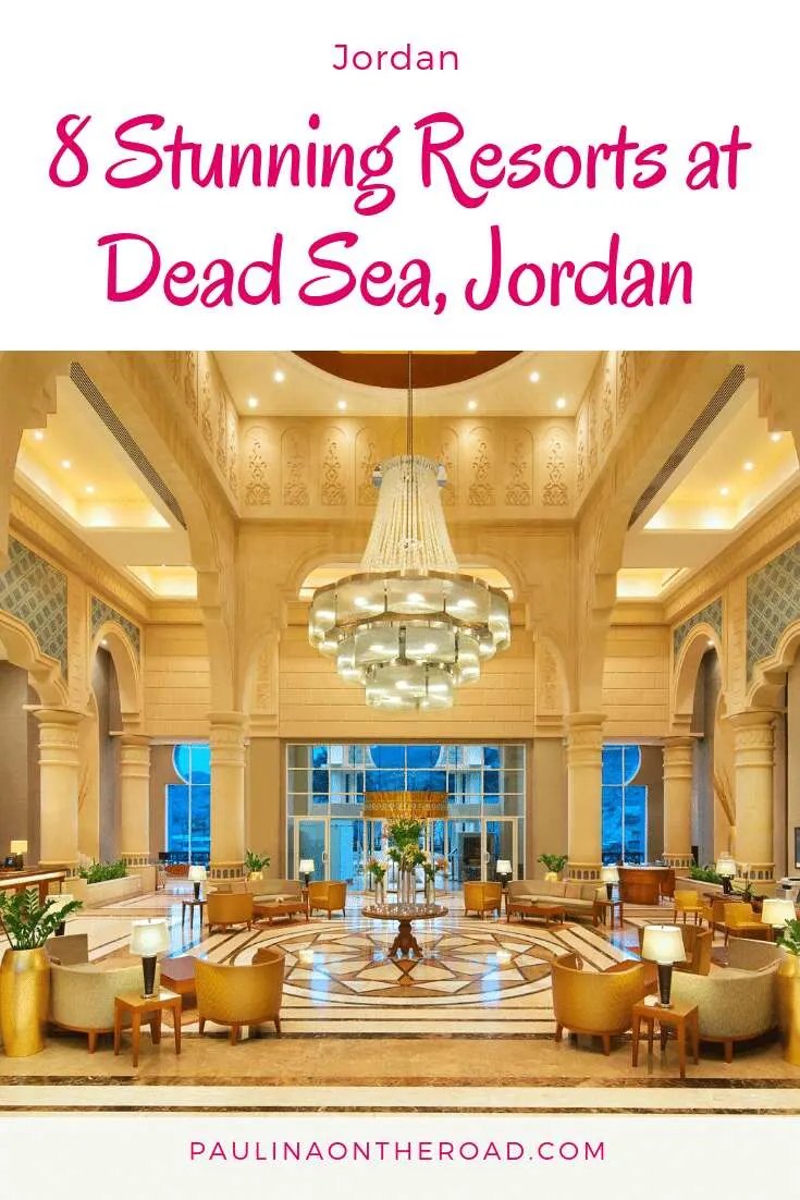An ultimate guide to the best Dead Sea Jordan Resorts incl Dead Sea Mud Spa treatments, luxury spa experiences at the Dead Sea and day trips. Pamper yourself at Jordan Dead Sea! #jordan #deadsea #jordandeadsearesorts #deadseaspa