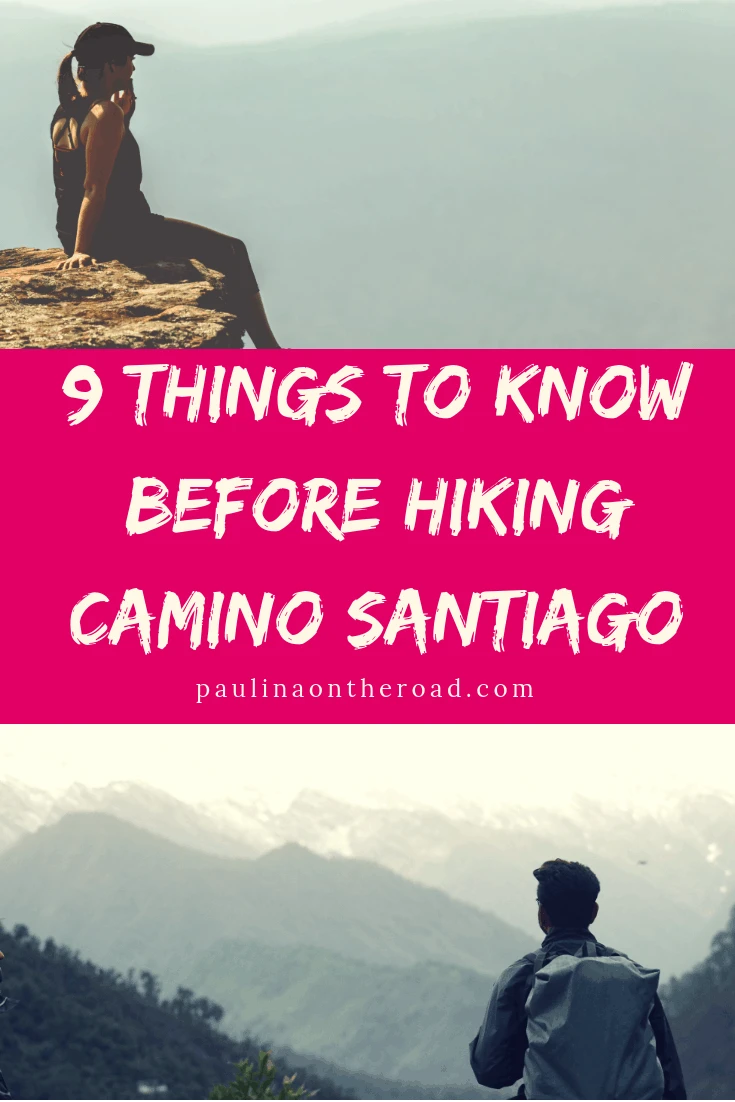What to know before hiking Santiago Trail, Spain? Based on real experience, these 9 valuable tips are gold when hiking the Camino de Santiago, Spain. #caminodesantiago #camino #santiagotrailspain #hikingspain #visitspain #outdoorspain #spiritualtravel