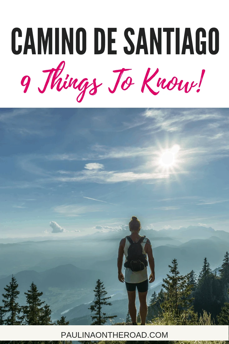 What to know before hiking Santiago Trail, Spain? Based on real experience, these 9 valuable tips are gold when hiking the Camino de Santiago, Spain. #caminodesantiago #camino #santiagotrailspain #hikingspain #visitspain #outdoorspain #spiritualtravel