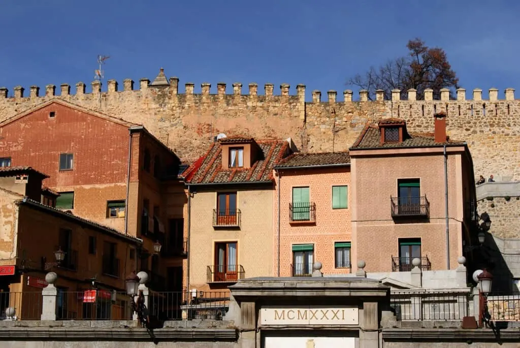 view of segovia remparts