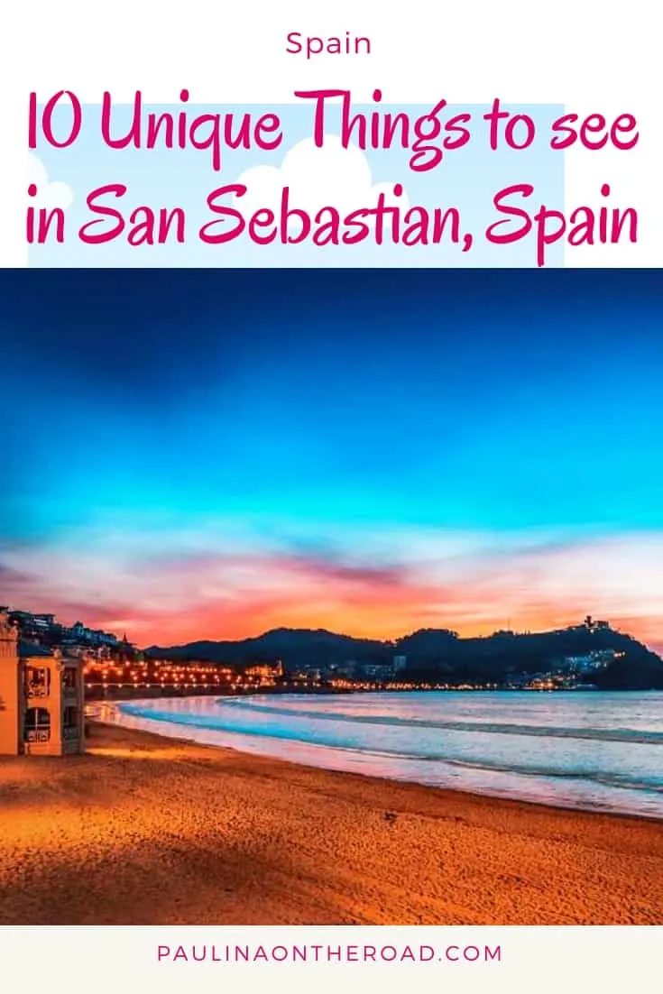 Are you traveling to San Sebastian, Spain? Get inspiration on the best things to do in San Sebastian including the best beaches, a food tour and walking tour to all attractions. #spain #visitspain #sansebastian #sansebastianspainthingstododo #sansebastianphotgraphy #northspain #europetravel #europeancities #citytravel