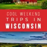 Discover the Best Weekend Trips in Wisconsin. Including day trips from Milwaukee and Madison. Read on where to go on a weekend getaway in Wisconsin for hiking, lake cabins, outdoor fun. But also lovely city trips and lake side trips to Wisconsin Dells. Find information on where to stay and where to eat during your weekend excursion in Wisconsin. #wisconsin #midwest #weekendtripswisconsin #getawaywisconsin