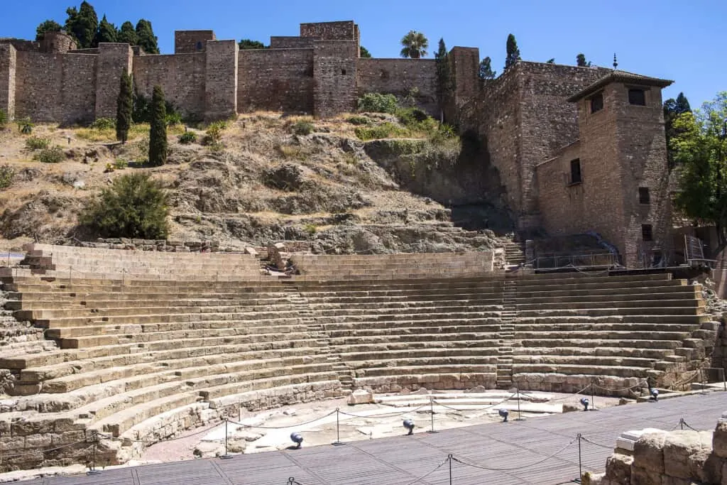 What is Spain known for? malaga spain, roman theatre