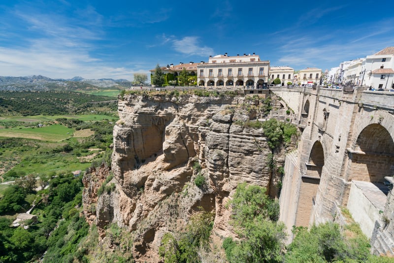 ronda parador view, best paradores in spain, best paradores in andalusia