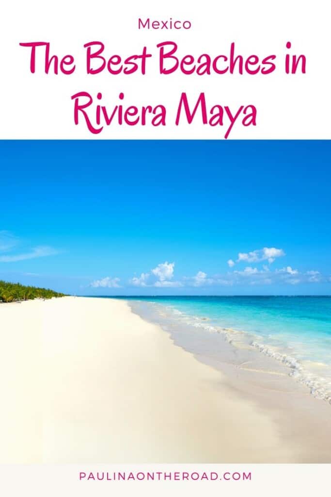 Looking for the best beaches in Riviera Maya, Mexico? This guide takes you right to the best Mayan Riviera beaches in Mexico. #mexico #rivieramaya #tulum #playadelcarmen #beachholidays #adultsonly #beachresorts