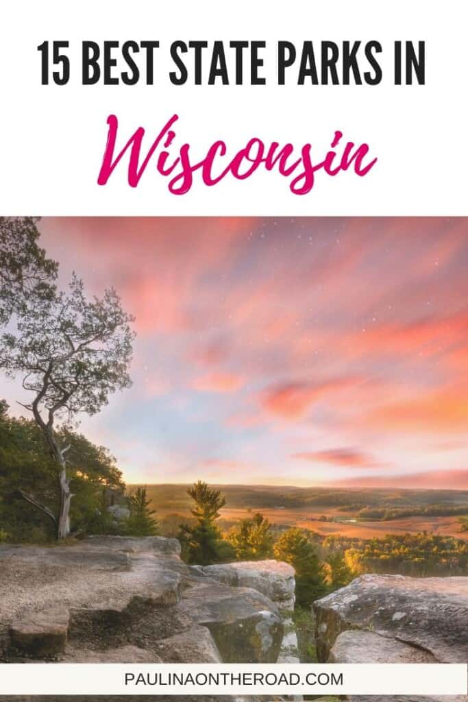 What are the best State Parks in Wisconsin? Get a selection of must-see Wisconsin State Parks including Wisconsin State Park map, hiking and campsites. Let's explore! #wisconsin #dairystate #wisconsintravel #usatravel #statepark #stateparks #stateparkswisconsin #hiking #stateparkhiking #wisconsinhiking