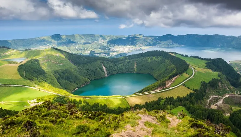 best azores hiking trails, portugal, sete cidades lake
