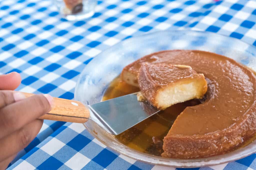 pudim de leite, things to eat in cabo verde, cape verdean food, cape verdean dessert