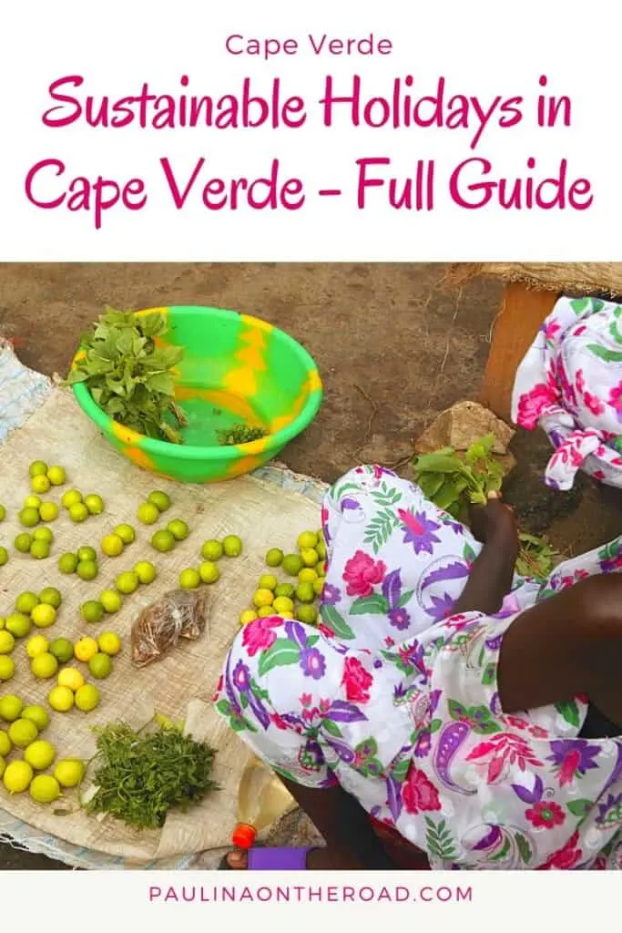 Are you planning to go on Cape Verde holidays? After traveling many times to Cape Verde islands, I put together this insider guide for sustainable Cape Verde vacation. Let me know what you think :) #capverde #caboverde #ecotravel #sustainabletravel #slowtravel #beachholidays #capeverdeholidays #caboverdeislands #caboverdevacation