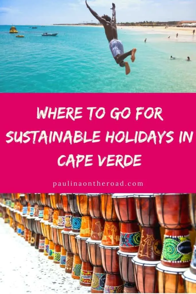 Are you planning to go on Cape Verde holidays? After traveling many times to Cape Verde islands, I put together this insider guide for sustainable Cape Verde vacation. Let me know what you think :) #capverde #caboverde #ecotravel #sustainabletravel #slowtravel #beachholidays #capeverdeholidays #caboverdeislands #caboverdevacation