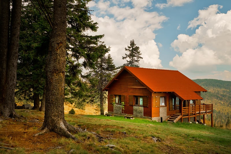 best places to stay on the apostle islands, View of wooden cabin located in Wisconsin