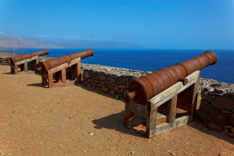 Things To Do in Sao Nicolau, Cape Verde, Cannons on Preguica, Sao Nicolau island, Cape Verde, 