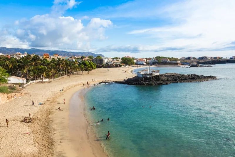 Things to do in Santiago Island, Cape Verde, View of Tarrafal Beach 
