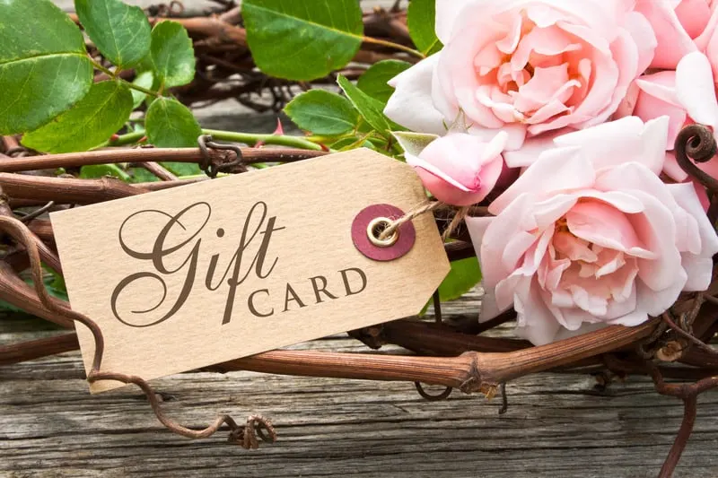 pink roses with label with lettering gift card, How to Support Small Business, How to help Small Business, local shops, small entrepreneur