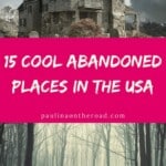 Looking for abandoned places to visit? Find the ultimate list of beautiful abandoned places, some of them may really creepy, others are extremely beautiful deserted places and make great settings for a photo shoot. Among the best abandoned places in the US, you can find abandoned ghost towns, deserted mines, abandoned towns and more. All of them with their own aesthetic. #usa #usatravel #desertedplaces #abandonedplaces #coolabandonedplaces #creepyabandonedplaces #outdoortravel #abandonedphotoshoo