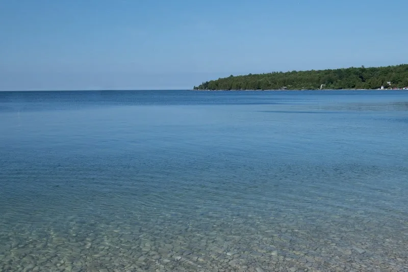 things to do in door county in summer, View of Schoolhouse Beach, Washington Island, Wisconsin
