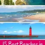 Are you looking for the best beaches in Wisconsin? I got you covered with a selection of the best beaches in Northern, Central, and South Wisconsin! Whether you are looking for Lake Michigan beaches in Wisconsin or scenic beaches in Door County, Wisconsin, there is a Wisconsin lakeside beach close by! #Wisconsin #WisconsinBeaches #BestBeachesWisconsin #DoorCountyBeaches #USABeaches #USA #BeachVacay #LakeMichigan #ApostleIslands #BeachesInWisconsin