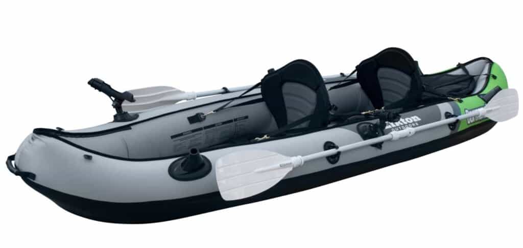 Elkton Outdoors Cormorant 2 Person Tandem Inflatable Fishing Kayak - Best Inflatable Kayak for Fishing [Top 9]