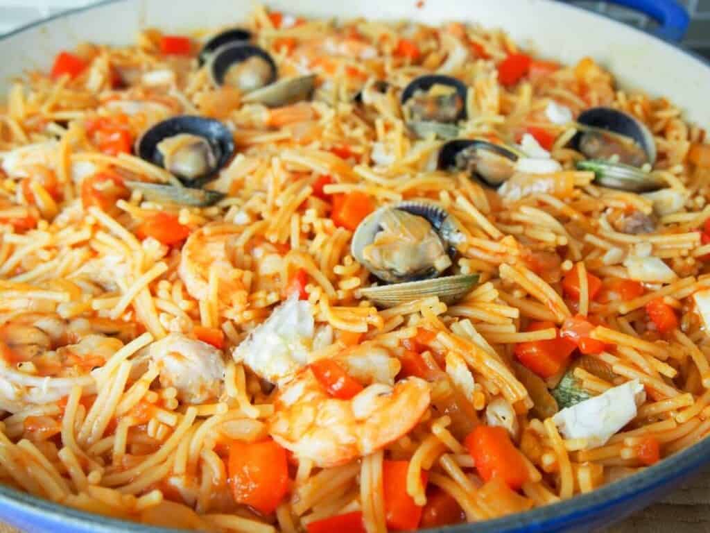 VEGAN FIDEUÁ RECIPE, Spanish Noodle Paella