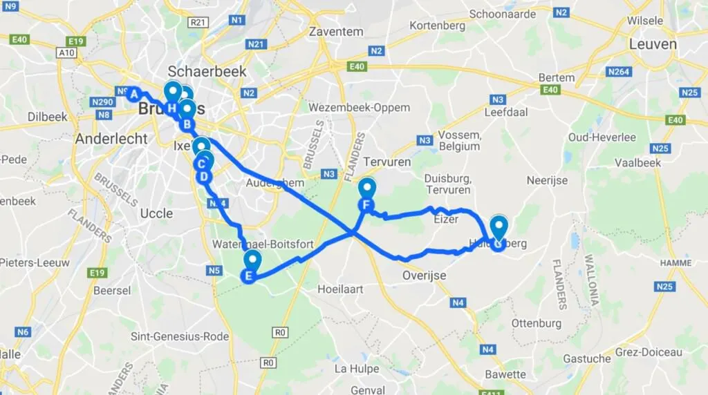 brussels liege trail