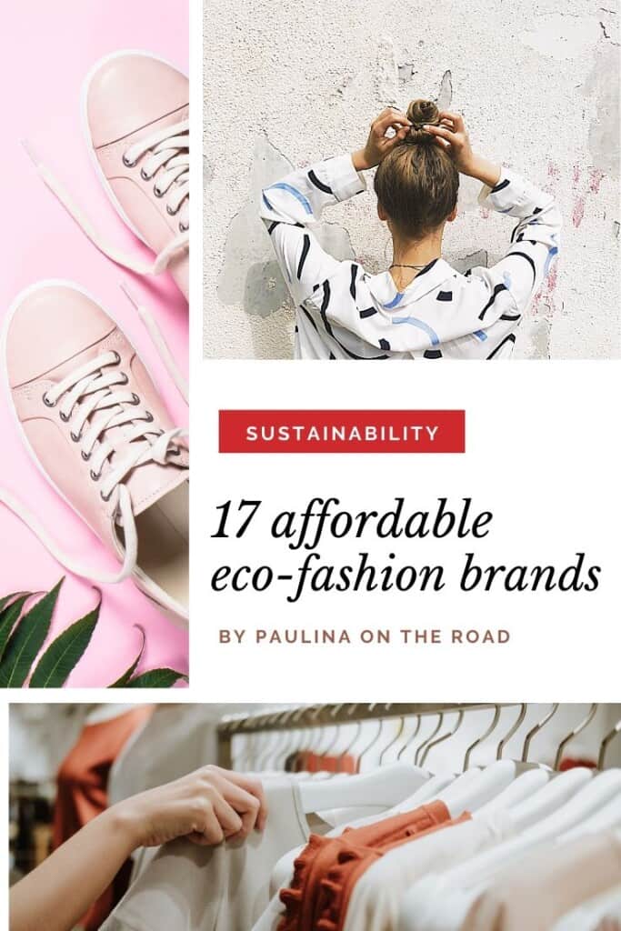 Are you looking for sustainable fashion brands that don't ruin your budget? I put together the ultimate guide with the best affordable eco-friendly clothing brands out there. Indeed sustainable fashion outfits can be cheap as below 25$. Nowadays there are great ecofashion brands out there and their sustainable fashion pieces include sports outfits, shoes, and even socks. They respect eco-friendly fashion packaging too! #ecofriendly #sustainable #sustainablefashion #ecofriendlyfashion #ecofashion