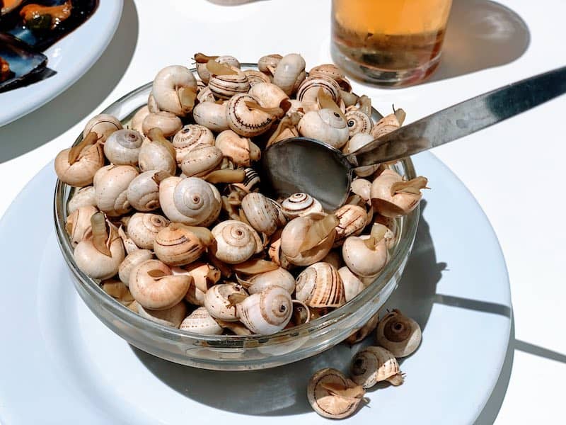 Best Spanish snacks, Caracoles – Snails