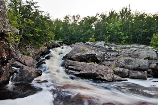 northern Wisconsin waterfall tours, Foster Falls, Upson