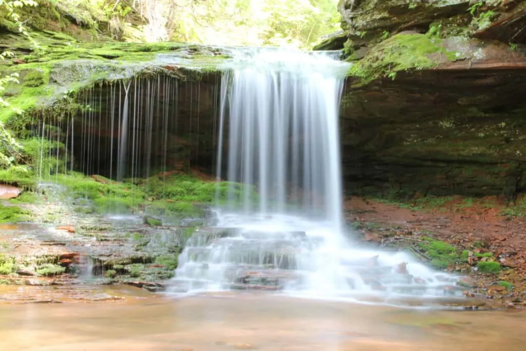 The highest waterfalls in Wisconsin, Lost Creek Falls, Cornucopia
