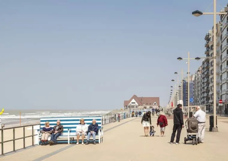 One of the most popular beach resorts in Belgium, View of Middelkerke-Westende