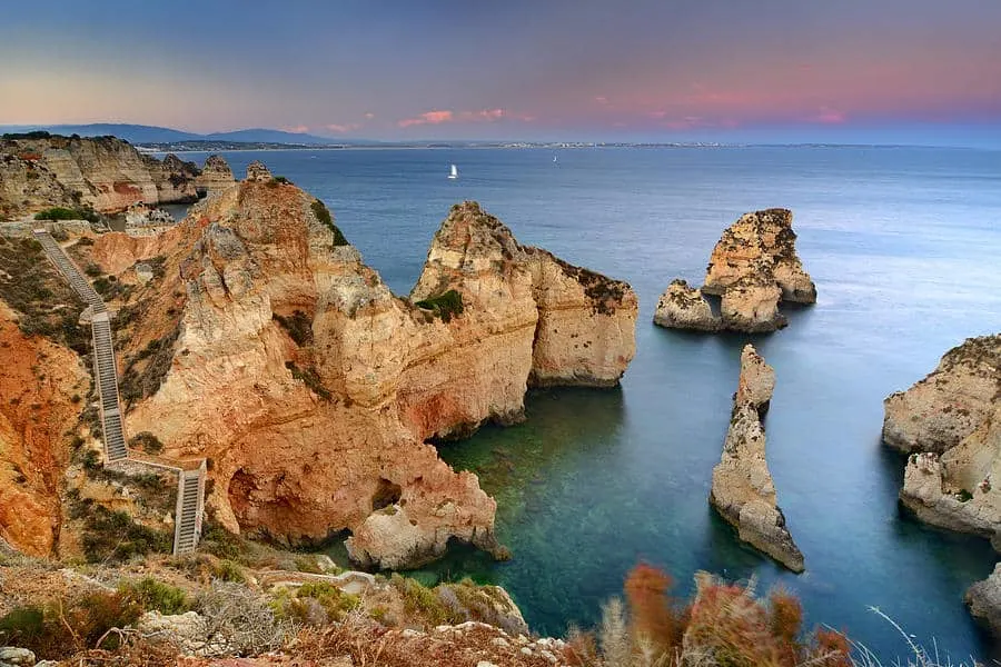 Best Beaches in Algarve for cliffs, Top view of Ponta da Piedade, Lagos