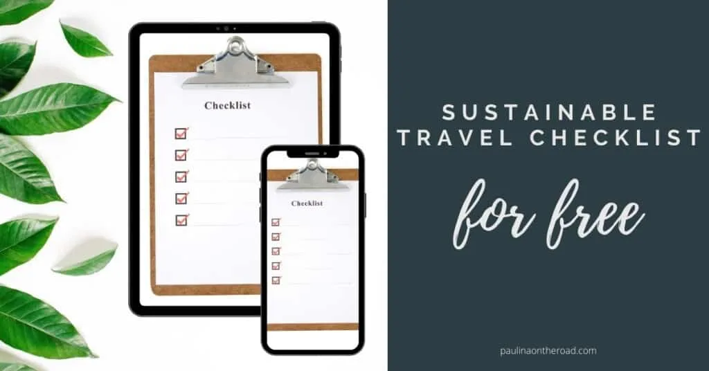 Sustainabel Checklist Facebook Ad - Travel Resources & Coupons