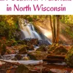Are you looking for the best waterfalls in Wisconsin? Find a hand-picked list with beautiful waterfalls in North Wisconsin incl. Copper Falls or Potato Falls. Drive up the Northern Wisconsin Lake Superior North Shore and find the best waterfalls and lakes in Wisconsin. For every scenic waterfall in Wisconsin, I recommend a lake cabin or log cabin and several great hiking trails in Wisconsin. #wisconsin #usa #waterfalls #waterfallswisconsin #northwisconsin #wisconsincabins #upnorthwisconsin