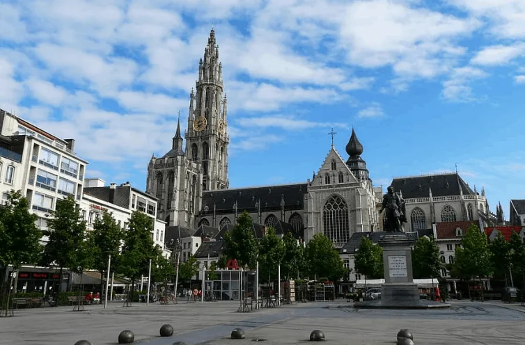 One of the main cities of Belgium, City view of Antwerp, day trip to antwerp from brussels
