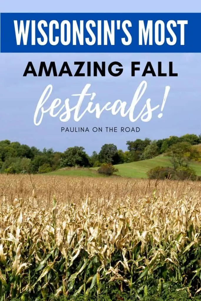 Fall Festivals in Wisconsin a field in wisconsin in fall