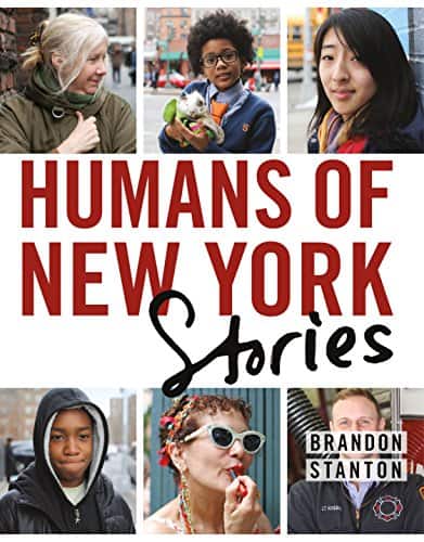 Best coffee table books travel, book cover showing six pictures of New York residents surrounding the title