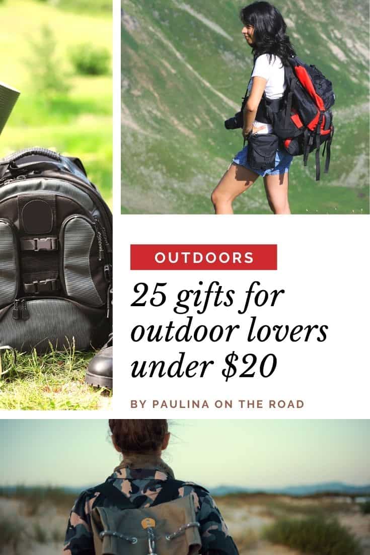 25 Cool Gifts for Outdoor Lovers under 20 Paulina on the road