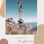 Are you looking for cool gifts for outdoor lovers? I pulled together an extensive list of 25 gifts for outdoorsy people. The best is that none of them costs more than $50. That means you don't need to break your budget when looking for outdoor lover gifts. No matter whether you have an outdoorsy boyfriend or outdoorsy kids, this selection has something for everybody and mostly for every budget. If you are looking for gifts for outdoorsy women too, this list is for you! #outdoorgifts #outdoorlovers