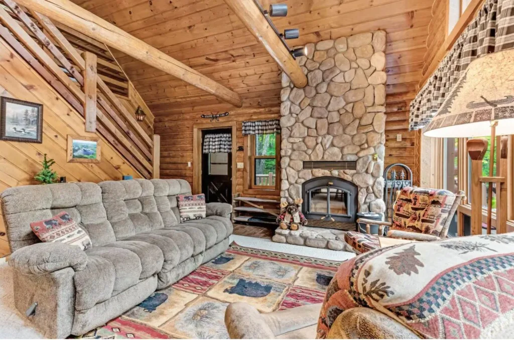 lake side luxury cabin in wisconsin presqu isle
