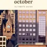 Are you wondering what to do in Milwaukee in October? Don't worry, I've created an extensive list of the best things to do in Milwaukee in October including fall festivals such as the legendary Milwaukee Oktoberfest, how to celebrate Halloween in Milwaukee, or cool fall getaways near Milwaukee, Wisconsin. Milwaukee in the fall is one of the best ideas during this October! #wisconsin #october #milwaukee #milwaukeeoctober #milwaukeefall #halloweenwisconsin #citytrip #wisconsinfall #usaoctober