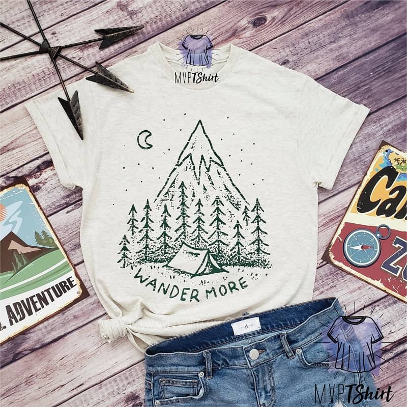 wandermore tshirt - 25 Cool Gifts for Outdoor Lovers under $20