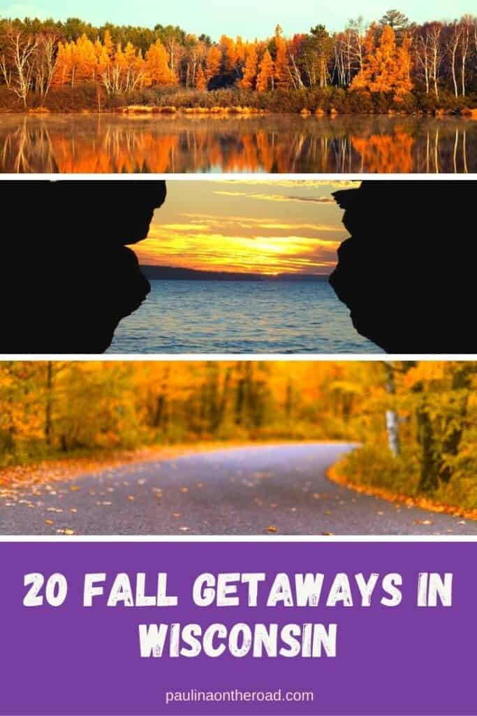 Are you looking for cool Wisconsin fall trips? This is the ultimate guide on great Wisconsin fall getaways to take this year! Whether you want to enjoy Wisconsin fall colors or do unique fall hikes in Door County or do a fall getaways to Lake Geneva - this guide provides you all the inspiration to make this the best Wisconsin fall ever! Fall in Wisconsin is the perfect opportunity for a getaway with your beloved ones. #wisconsin #wisconsinfall #fallfoliage #falltrips #fallgetaways #doorcounty