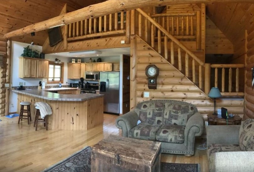 Romantic wisconsin cabins, inside view of The Driftless Escape! – Richland Center