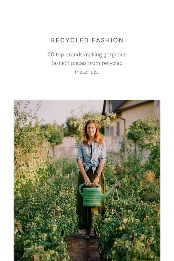 20 Cool Recycled Clothing Brands You'll Love! Paulina on the road