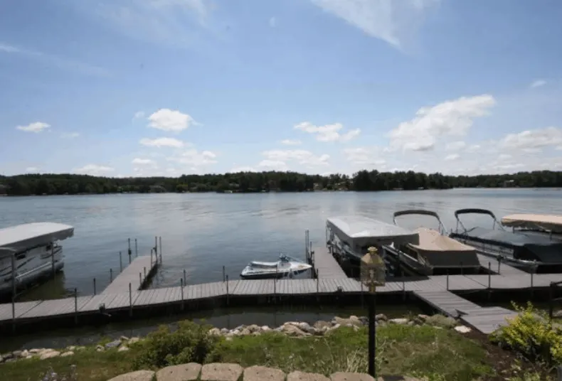 Best Airbnbs in Wisconsin Dells, WI, View from condo patio