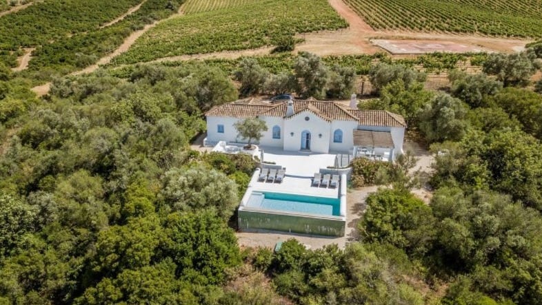 Best Algarve Airbnb for Nature Lovers, Top view of Casa do Planalto