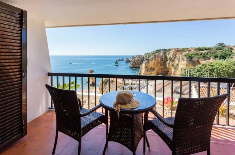 Best Airbnb in Lagos, Algarve, Sea view of Cliff View Apartment