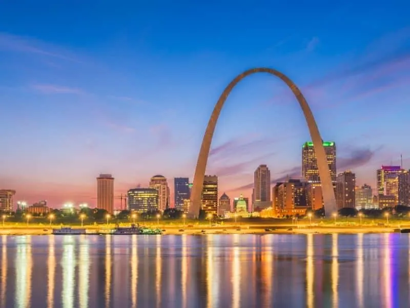 St. Louis, Missouri, weekend getaway to wisconsin