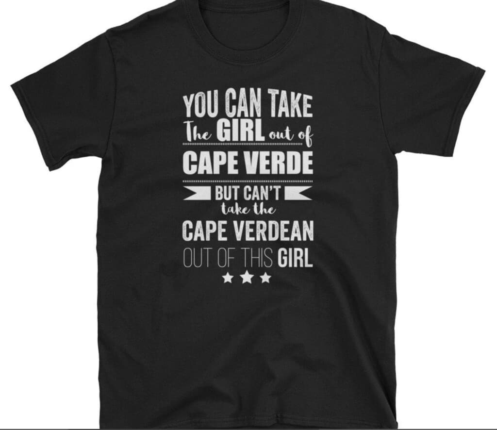 proud cape verdean girl tshirt - 35+ Cool Cape Verde Souvenirs for Cape Verde Shopping