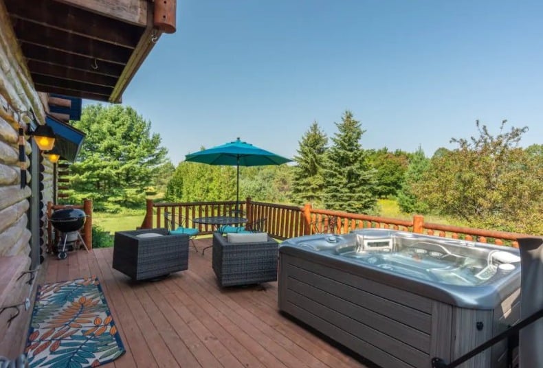 wisconsin cabins with hot tubs