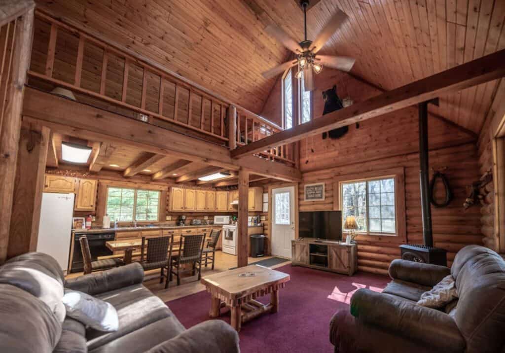 lazy bear cabin wisconsin dells - 30 Most Romantic Cabins in Wisconsin